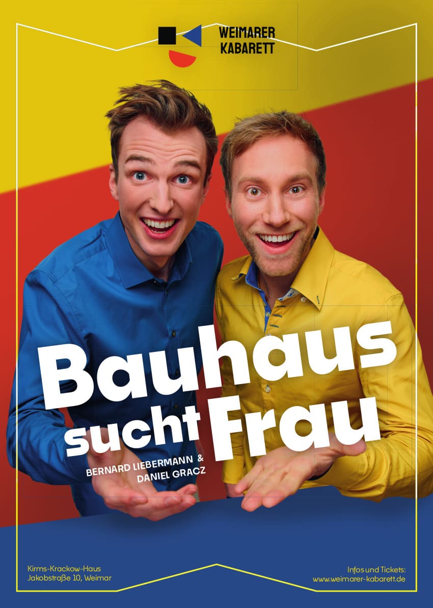 Programm-Plakat Bauhaus sucht Frau