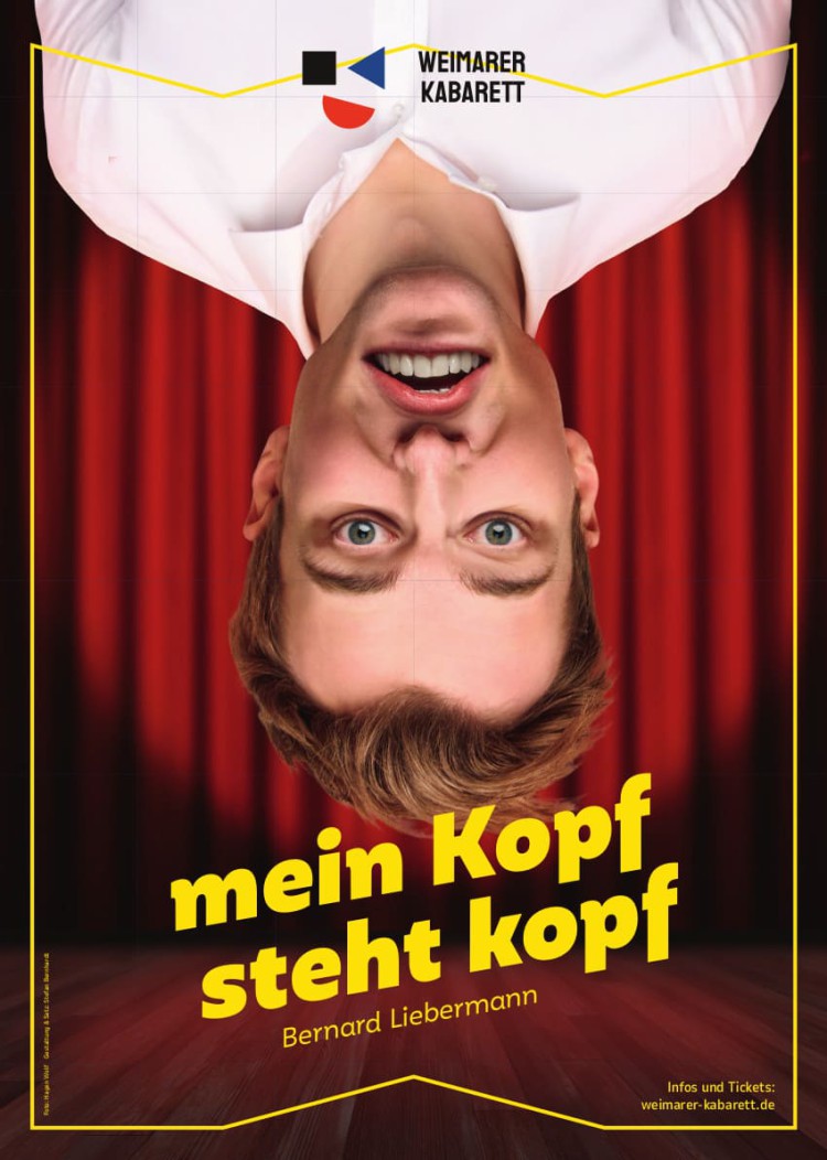 Programm-Plakat Mein Kopf steht kopf